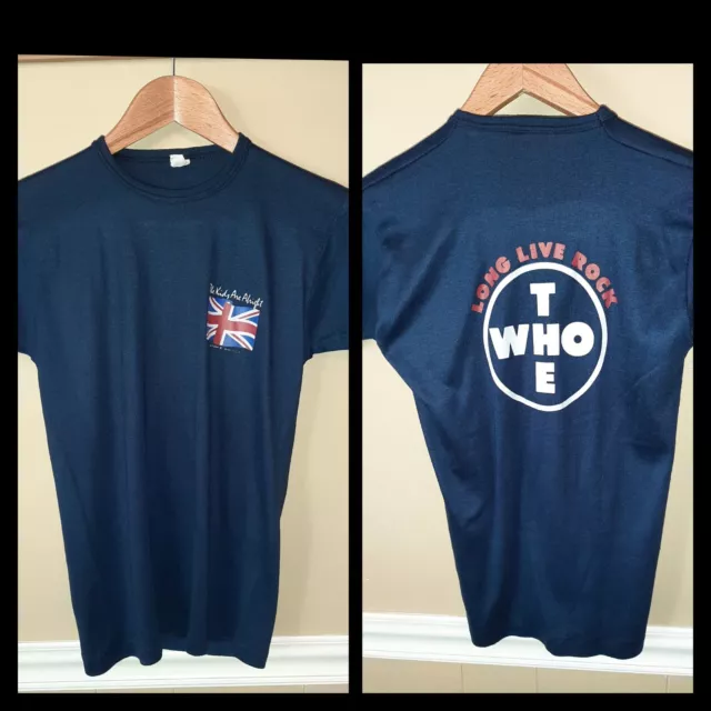 Vintage Rare 70's THE WHO The Kids Are Alright Promo Tee Top Shirt 1979 XS S