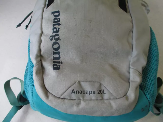 Patagonia Anacapa 20L Backpack teal gray blemished daypack hiking