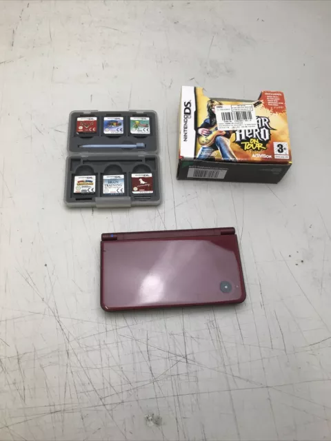 Restored Nintendo DSi XL (Burgundy) Handheld Video Game Console