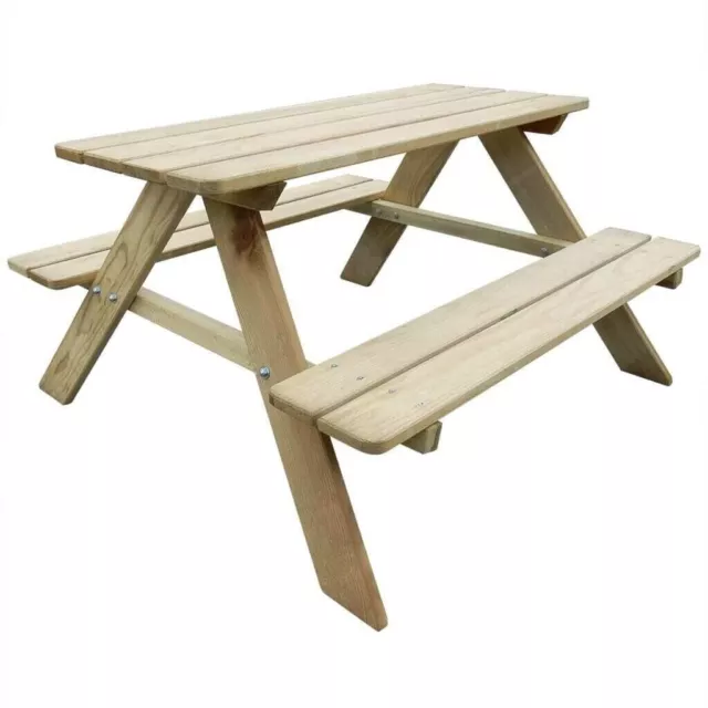 Wooden Picnic Table Pub Bench Chair Seat Garden Outdoor Patio Alduts & Kids , UK