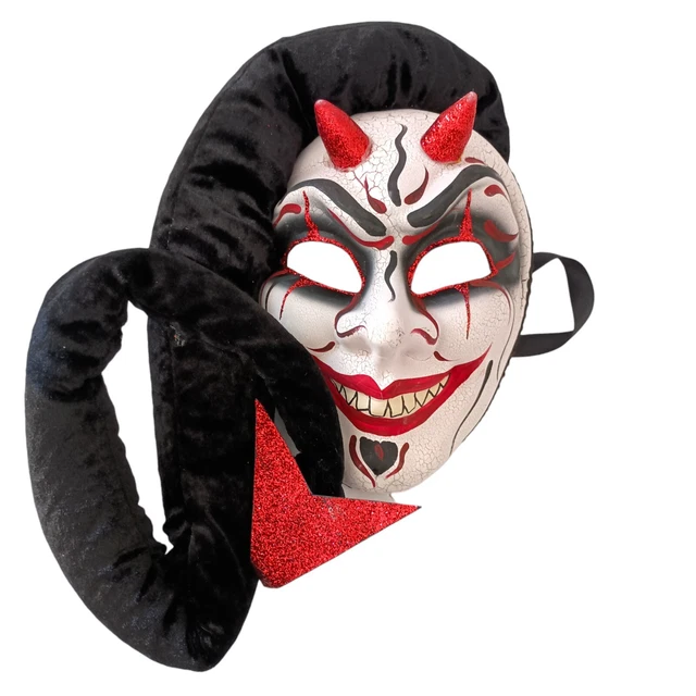 ITALIAN DEVIL Mask Wall Decor Demon Kinky Goblin King Grist