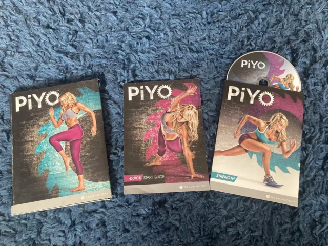 PiYo By Beachbody  3x DVD + Bonus Strength DVD & Booklets. PiYO Chalene Johnson