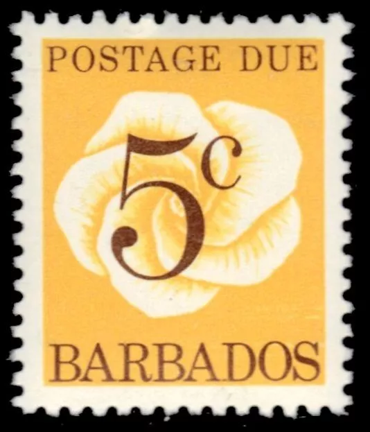 BARBADOS J12 (SG D16) - Numeral of Value "1975 Postage Due" (pb79418)