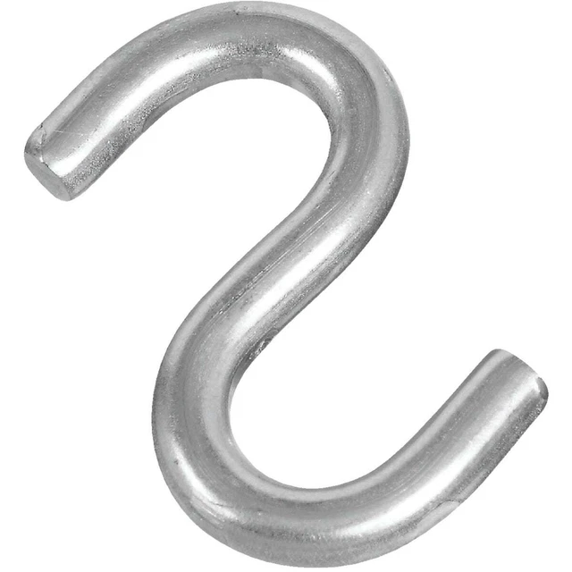 National 2 In. Stainless Steel Heavy Open S Hook N233544 Pack of 20 National