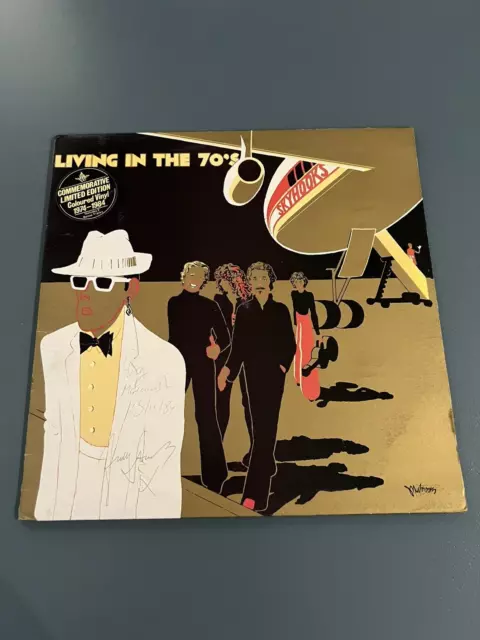 Skyhooks – Living In The 70's 12" GOLD Vinyl 1984 Aussie Press NM/EXC VERY RARE!