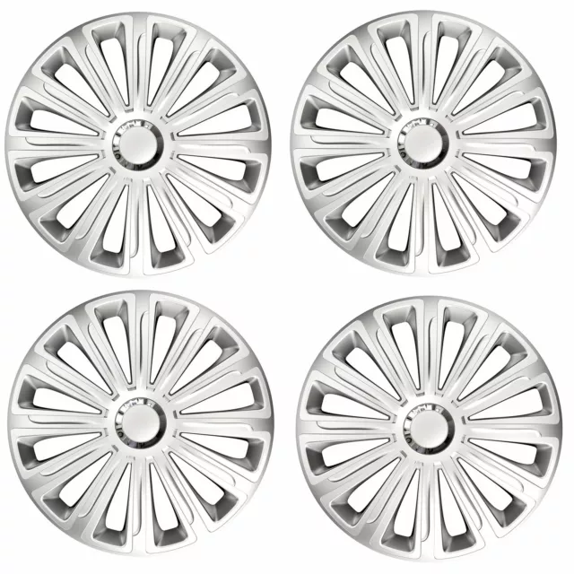 4x Wheel Trims Hub Caps 15" Covers fits Mazda 1, 2 & 3