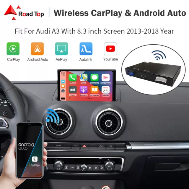 Drahtlose Apple CarPlay Android Auto-Schnittstelle für Audi A3 A4 A5 Q7 MIB 2017