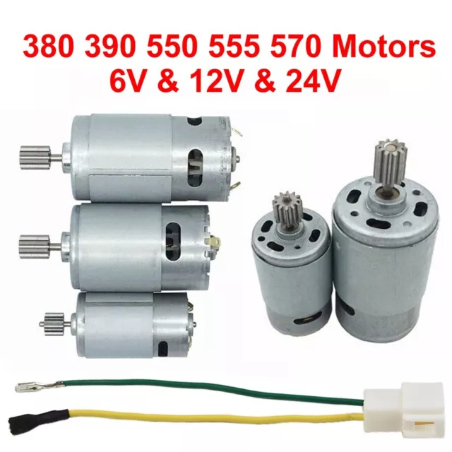 RS550 RS390 RS380 moteur de voiture ��lectrique pour enfants 12V 6V DL555 24V 10