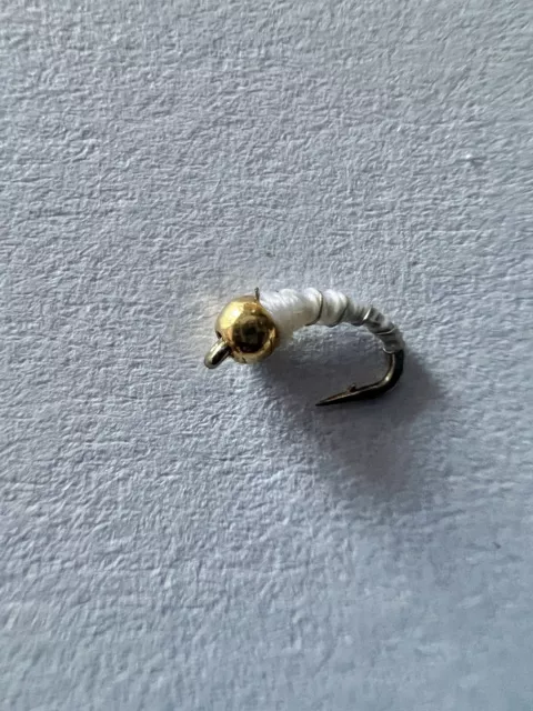 12 Zebra Midge Nymph Fly Fishing Trout Flies Size 20 several colors available