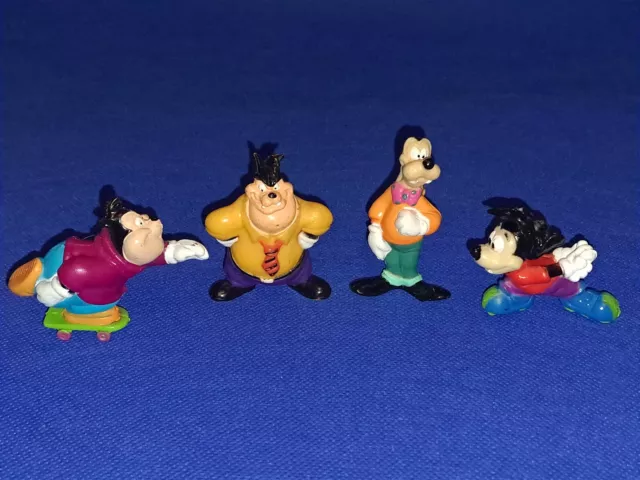 Kelloggs Goof Troop Disney Complete Set of 4 PVC Figures 1992