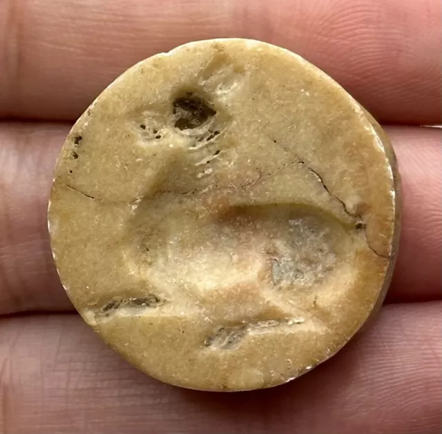 Authentic Ancient Near Eastern Horse Intaglio Bead 2