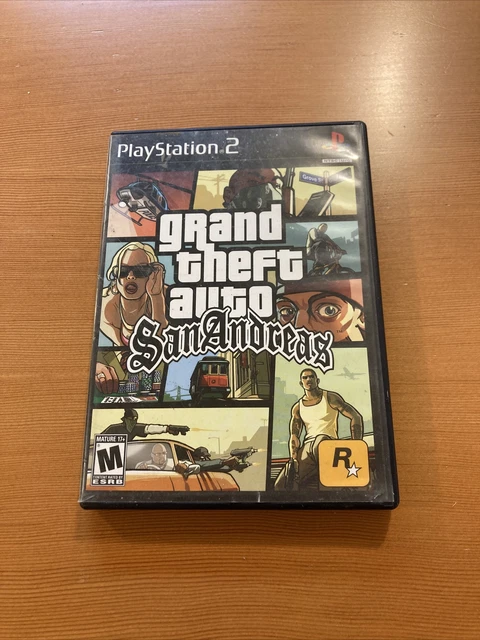 GRAND THEFT AUTO San Andreas (Sony PlayStation 2, 2004) disque ...