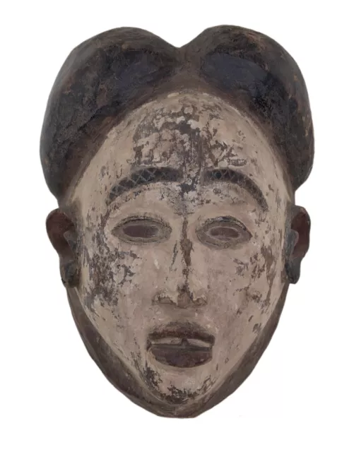 Antik Maske der Punu Lumbo Gabun Pounou Art Coutumier Afrikanisch 17226