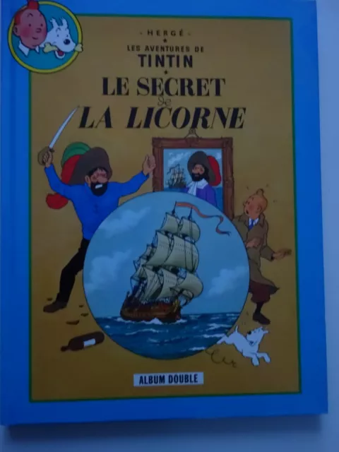 BD Tintin Le secret de la Licorne et Le trésor de Rackham le Rouge