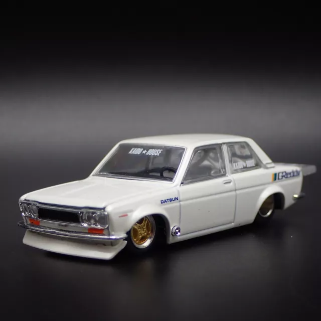 1967-1972 Datsun 510 Pro Calle Kaido Casa Greddy 1:64 a Escala Modelo Del Coche