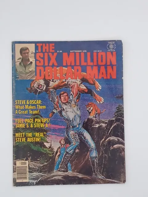 The Six Million Dollar Man. Sept. 1976- Charlton Publication