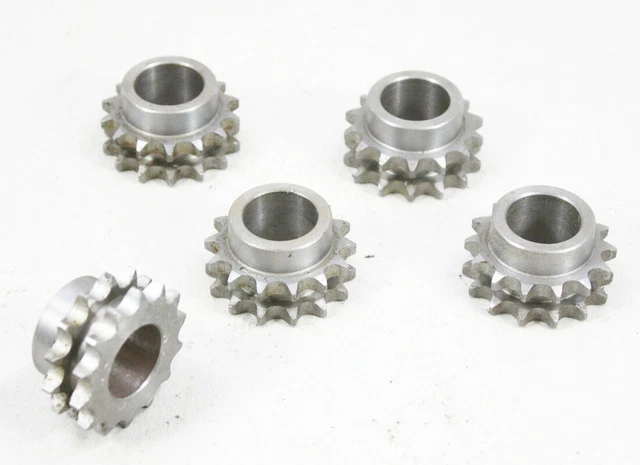 5x Zweifach-Kettenräder 45mm - 14x Zähne - Nabe 22mm (6)