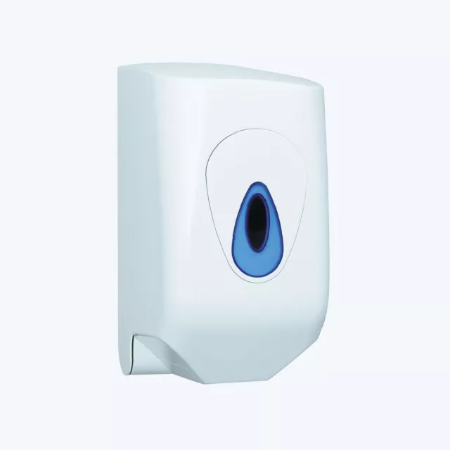 Mini Dévidage Central - Distributeur pour essuie-mains blanc/bleu