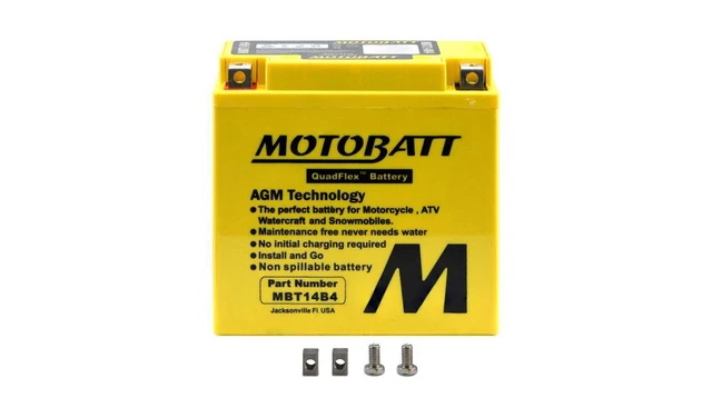 PREMIUM MOTOBATT AGM Battery For Triumph Street Triple 765 R ABS 2021