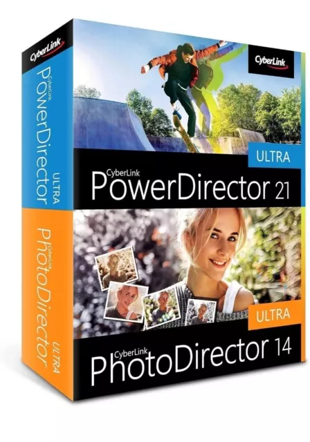 CyberLink Ultra Powerdirector 21 & Photodirector 14 Easy Video & Photo Editing