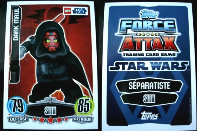 Topps FORCE ATTAX Star Wars MOVIE EDITION Serie 1 - Dark Maul Limited Edition