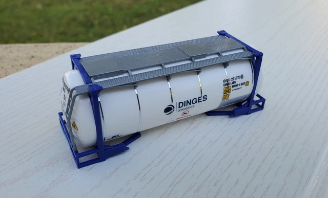 Maquette Conteneur Citerne TRITON 20ft Herpa à L'échelle 1/87 (HN4276-3) - Pour Modélisme