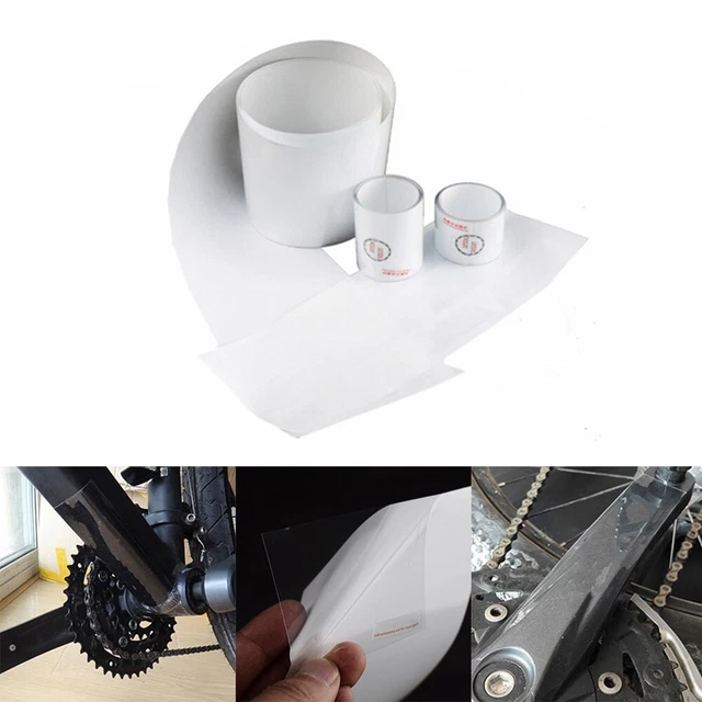Lot De 3 Autocollant Velo Protection Cadre Velo Protection De Chaine De Cadre De Velo Protection De Cadre De Velo Film Autocollant Pour Velo De Route 98134439
