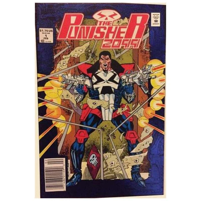 Punisher 2099 (1993 series) #1 Newsstand in NM condition. Marvel comics [d~