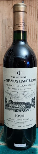 Château La Mission Haut Brion - Bordeaux - Pessac Léognan - Cu Classé - 1990