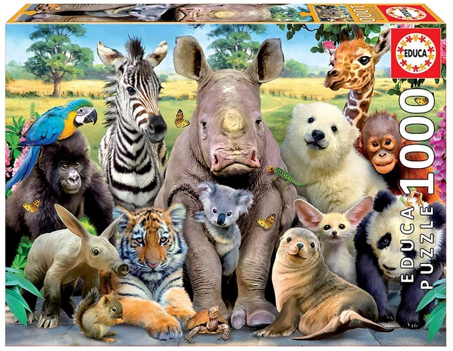 AveJoys Puzzle per Adulti 1000 Pezzi Trucco Gatti 70x50cm Puzzle