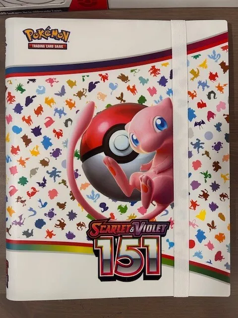 Pokemon 151 MEW Binder 9-Pocket Sammel-Album für 360 Sammel-Karten (Nur Binder)