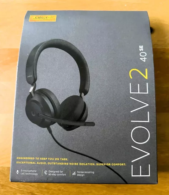 Jabra Evolve2 40 PC Headset - Neuf scellé