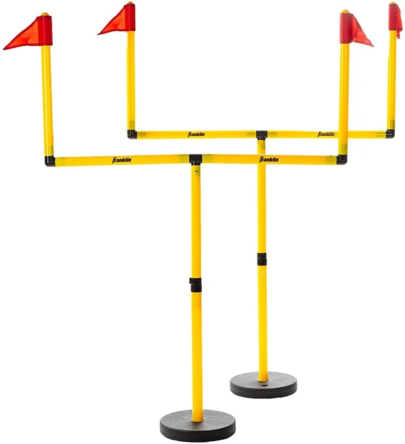 FRANKLIN SPORTS YOUTH Football Goal Post Set Adjustable Field Goals
