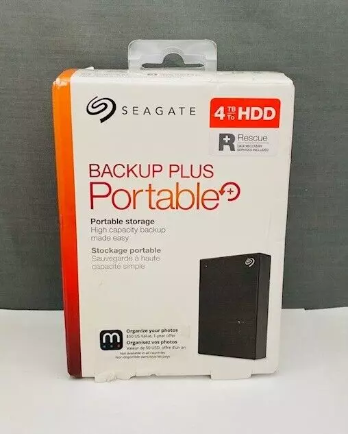 Seagate STHP4000400 4TB HDD External 2.5in. Hard Drive - Black