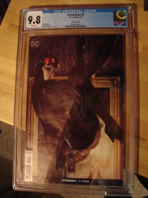 Catwoman #9 CGC 9.8 NM+/MINT WP Stanley Artgerm Lau Variant Cover