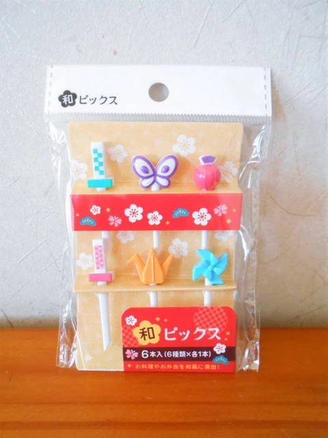 Japanese style pick Demon Slayer style character Food pick