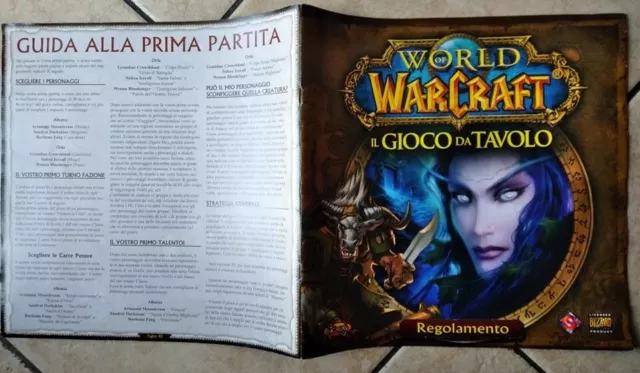 Regolamento Libro Book World Of Warcraft Boardgame Gioco Scatola Warhammer