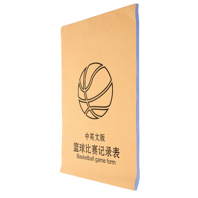 Stylish Sports Scorebook Portable Score Recording Book Gift Professional Score