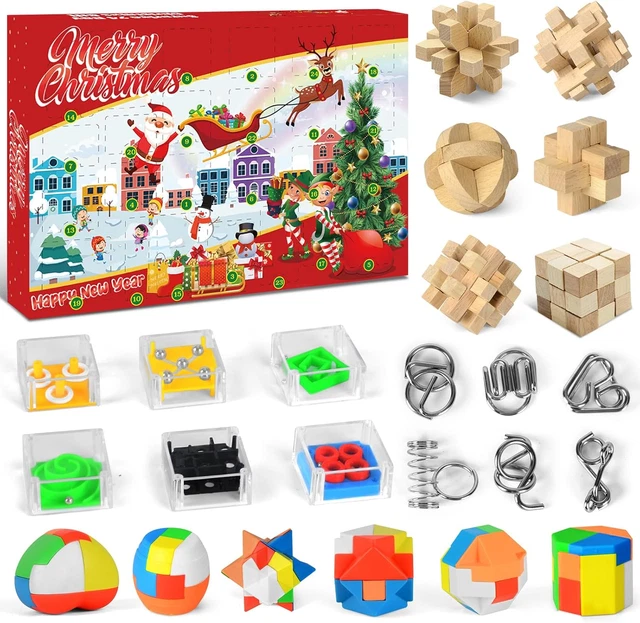Calendario Dell'Avvento 2025 Con 24 Giocattoli Fidget – Conto Alla Rovescia Di Natale Per Bambini Con Giochi Sensoriali Antistress