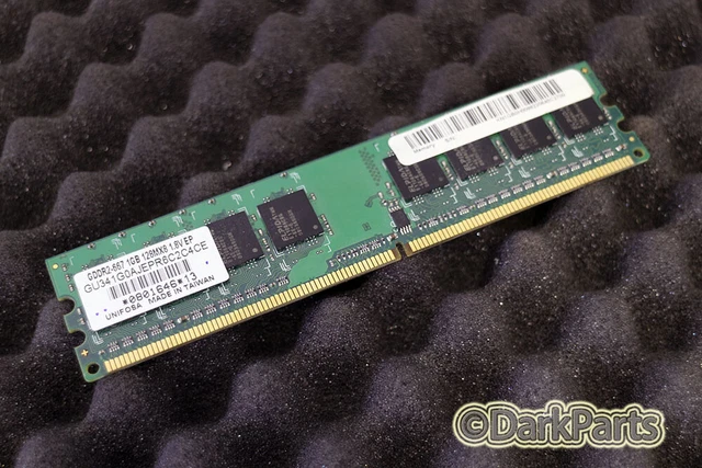 Unifosa GU341G0AJEPR6C2C4CE 1GB DDR2-667 Memory RAM