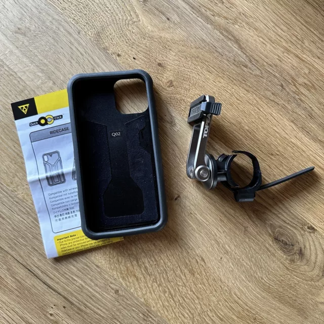 Topeak Ridecase Für iPhone 11 Pro Mit Halterung Fahrrad Lenker Handyhülle Schutz