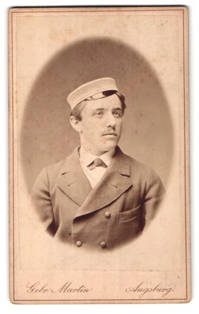 Fotografie Gebr. Martin, Augsburg Bahnhofstr., Portrait Student Grafmann im Anz