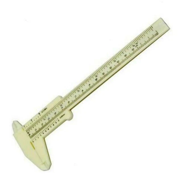Vernier Calibro Portatile Scorrevole Leggero Misurazione Plastica 0-150mm