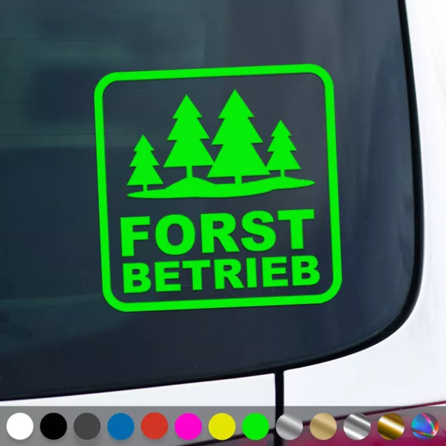 Forstbetrieb Forstzubehör Aufkleber Forstbedarf Sticker Auto Geschenkidee