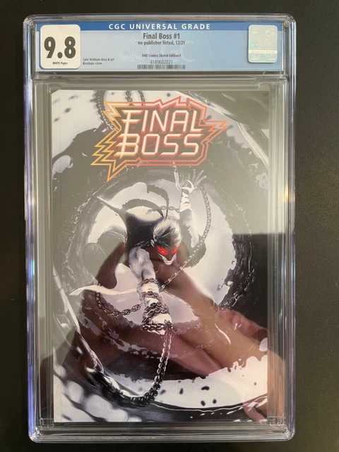 FINAL BOSS #1 CGC 9.8 *SDCC ‘22 BOSSLOGIC B&W SKETCH VARIANT* SMZ Comics RARE NM