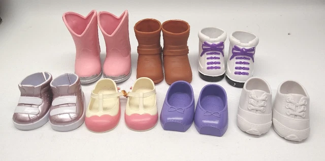 18 inch Doll Shoes Boots Lot Fits American Girl OG My Life Alexander Dolls