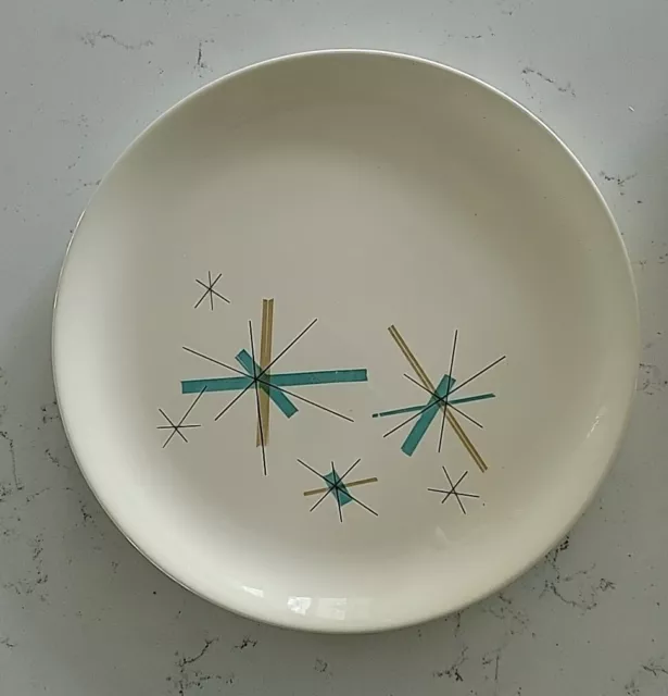 Salem China North Star atomic mid-century plate 9.5 inch