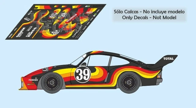 Autocollants Porsche 911 GT2 Le Mans 1996 - N°79, échelle 1:32 à 1:18 - Neuf Pour Maquette