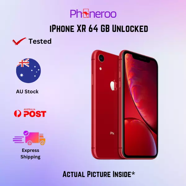 APPLE IPHONE XR Red 64GB | Excellent Condition | Express Shipping 