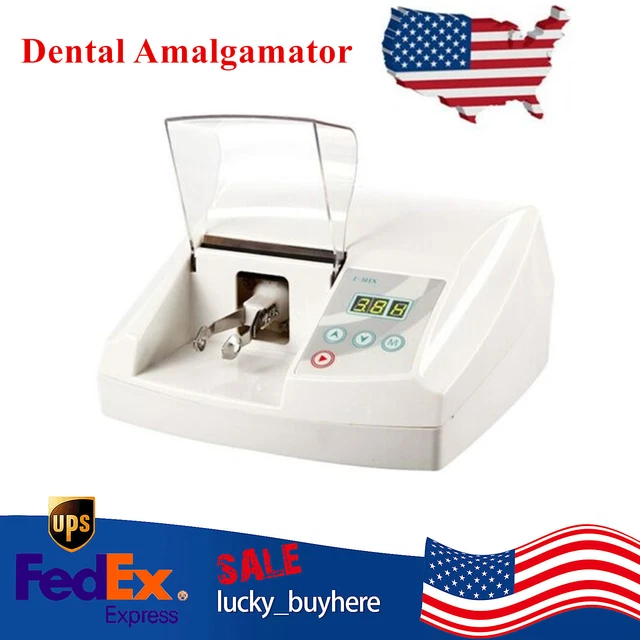 110V Dental Digital Amalgamator Amalgam Capsule Mixer High Speed Lab Equipment